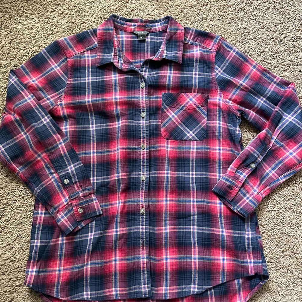 Eddie Bauer Multicolor Plaid Shirt
